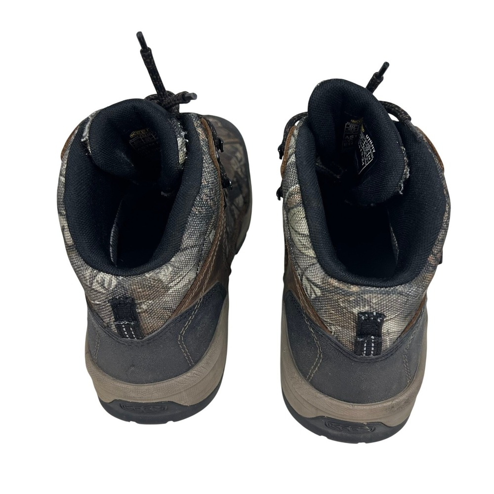 Keen Utility Lansing Mid Camo Waterproof Carbon Toe Work Boots Mens 8 Wide EH SR - Picture 7 of 9